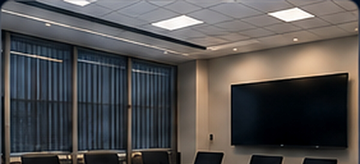 Corporate conference room audiovisual system